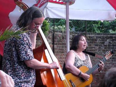 Daeva on Celtic harp